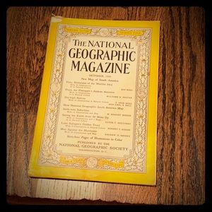 A used National Geographic Magazine from 1950